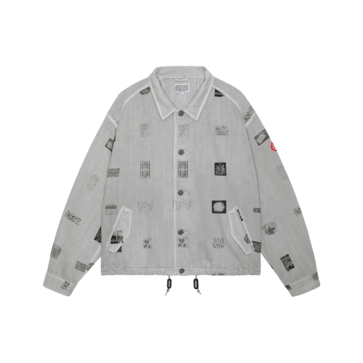 Cav Empt Overdye FK Sheets Button Jacket Grey - 23SS