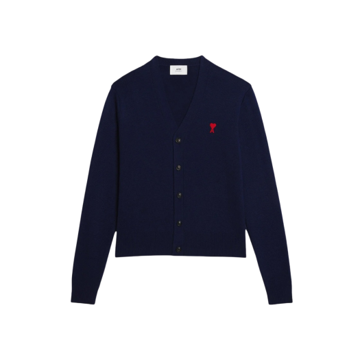 AMI de Coeur Wool Cardigan Nautic Blue