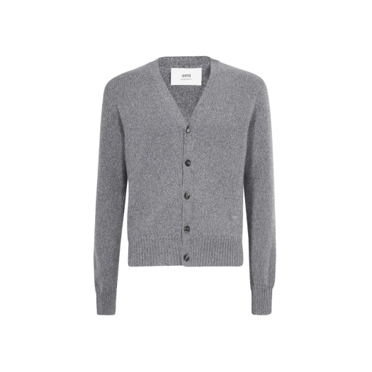 AMI de Coeur Tonal Cardigan Heather Grey