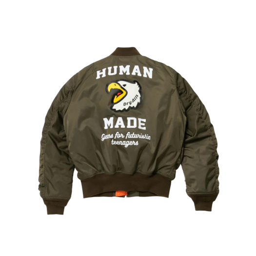 스투시 x CDG MA-1 자켓 올리브 | Stussy | KREAM