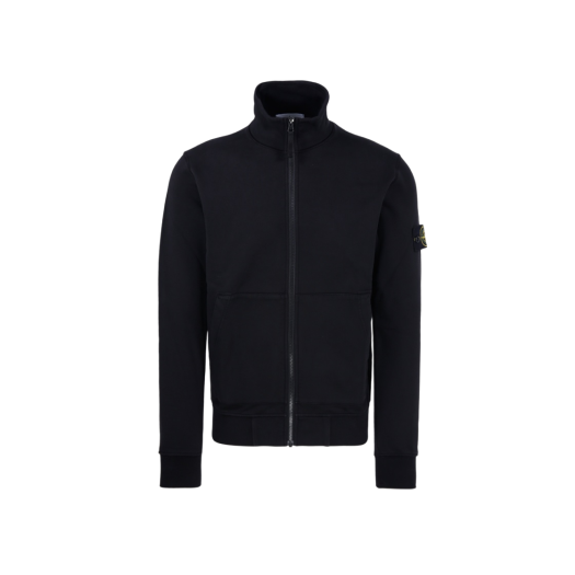 Stone Island 64351 Cotton Fleece Track Top Black - 23SS