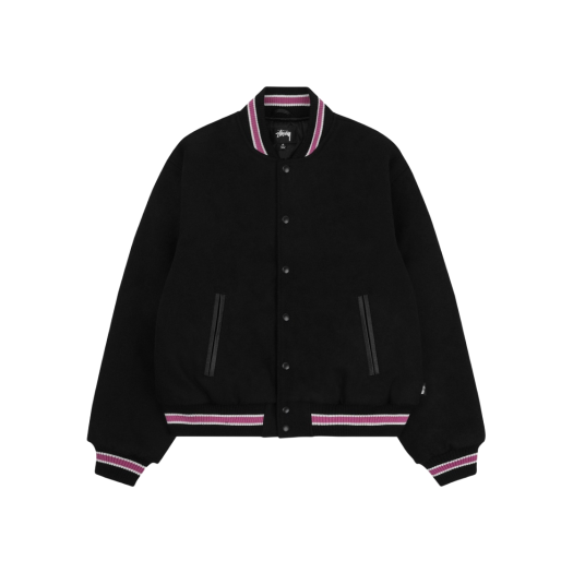 스투시 NY 챕터 사틴 바시티 자켓 네이비 | Stussy | KREAM 스투시 NY 챕터 사틴 바시티 자켓 네이비 | Stussy | KREAM