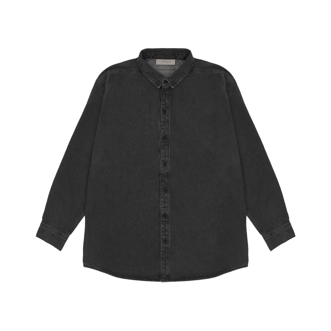 - (Kids) Essentials Denim Shirt Black - 대표 이미지 #1