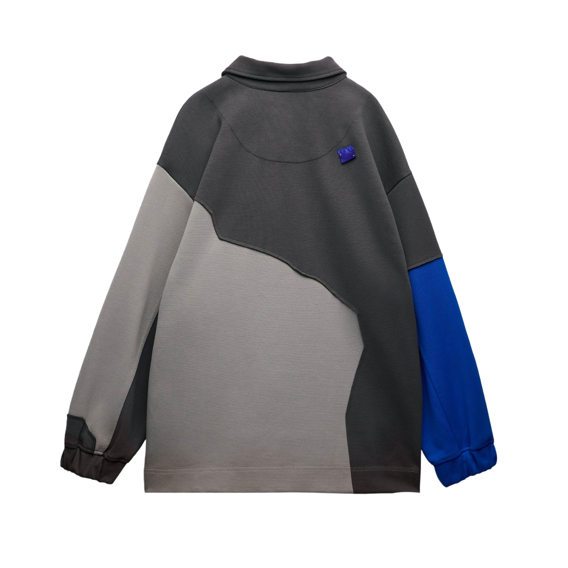 ★コラボ★【Ader Error x Zara】★Oversize Polo Shir.t Navy★ Ader Error X Zara - Oversized Polo Sweatshirt Navy Blue