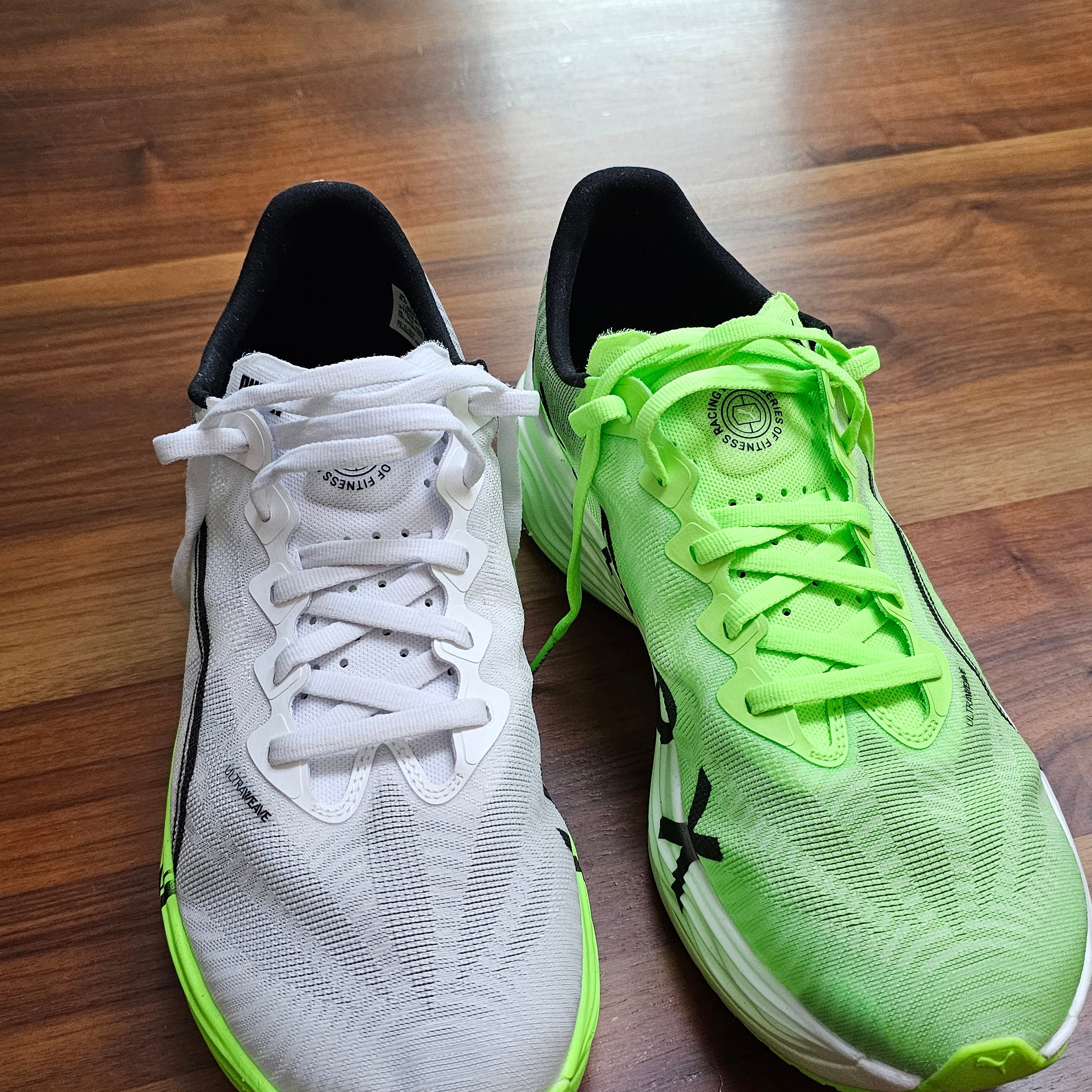 Puma x Hyrox Deviate Nitro Elite 3 Green Glare 착용 스타일