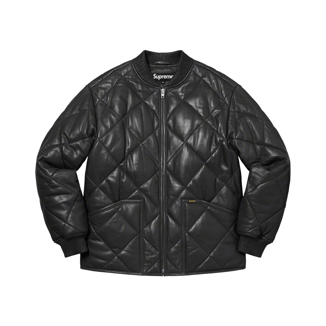슈프림 퀼티드 레더 워크 자켓 블랙 - 22FW | Supreme | KREAM 슈프림 퀼티드 레더 워크 자켓 블랙 - 22FW | Supreme | KREAM