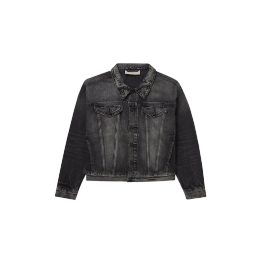 (Kids) Essentials Denim Jacket Black