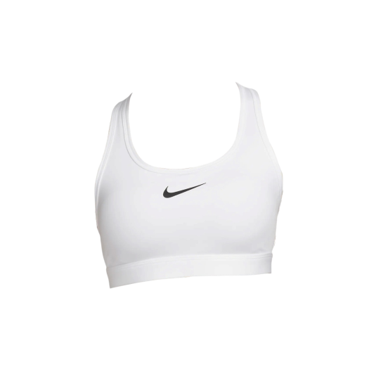(W) Nike Swoosh Medium Support Padded Sports Bra White - Asia