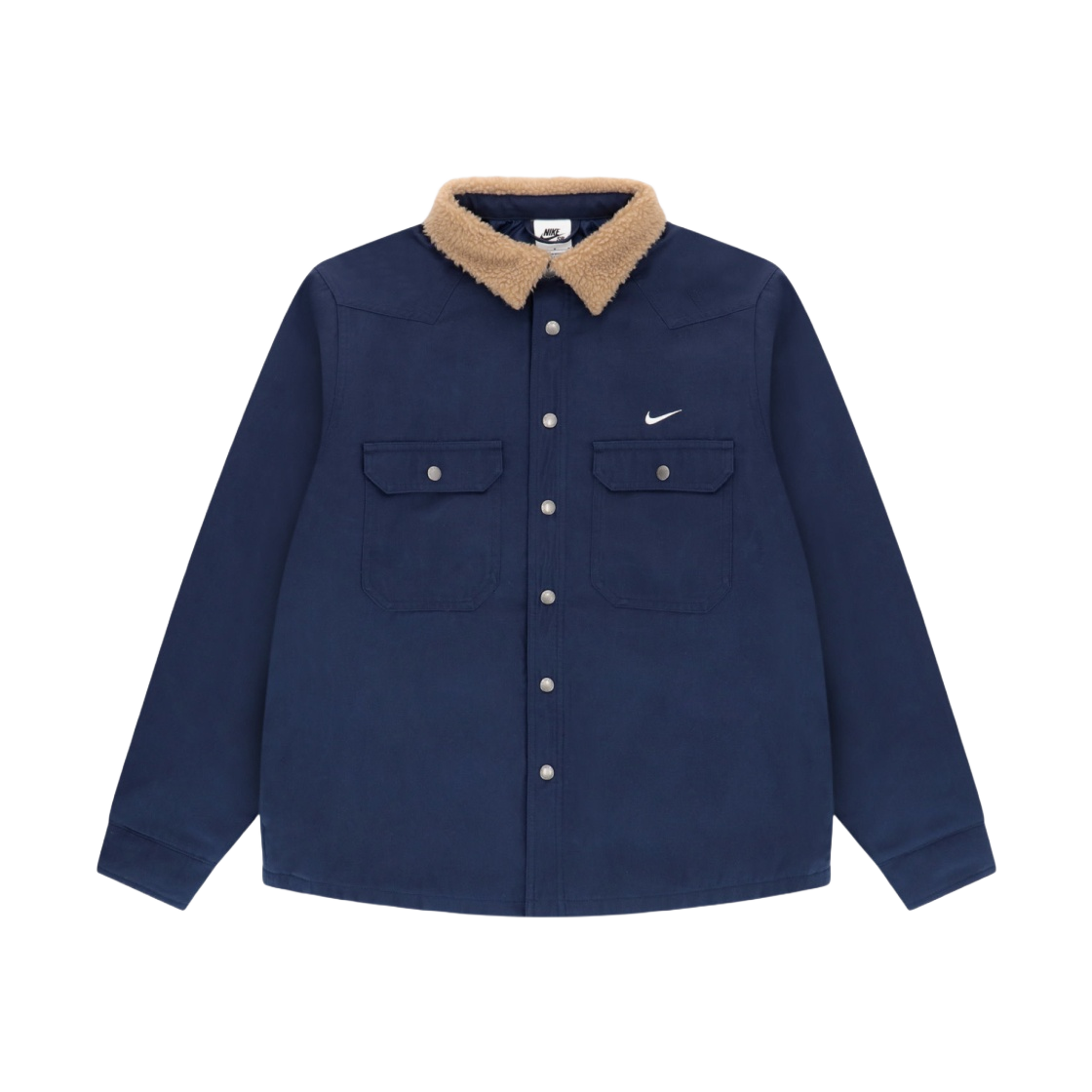 DQ6328-410 Nike SB Skate Padded Flannel Jacket Midnight Navy - US/EU - 대표 이미지 #1