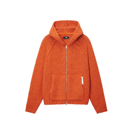 스투시 청키 니트 후드 집업 블랙 | Stussy | KREAM 스투시 청키 니트 후드 집업 블랙 | Stussy | KREAM
