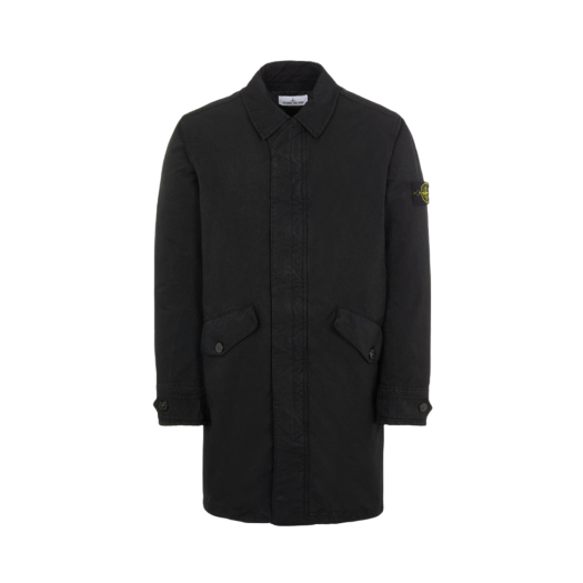 Stone Island 70449 David-TC Primaloft Insulation Technology Long Jacket Black - 21FW