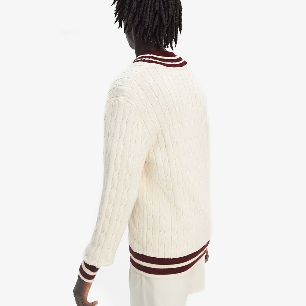 프레드페리 클럽하우스 테니스 케이블 스웨터 에크루(Fred Perry Clubhouse Tennis Cable Sweater Ecru) - 5