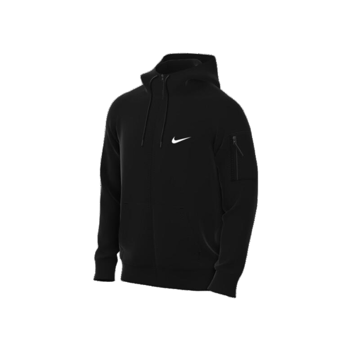 DQ4830-010 Nike Therma-Fit Full Zip Fitness Hoodie Black - US/EU - 대표 이미지 #1