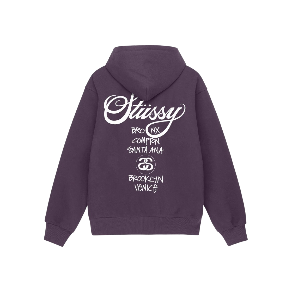 스투시 월드투어 후드 집업 그레이프 2023 | Stussy | KREAM
