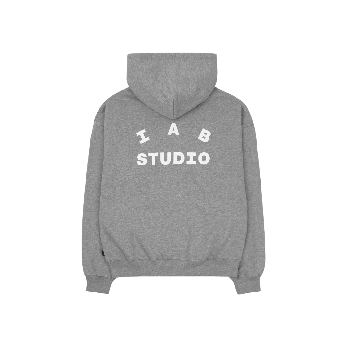 【IAB STUDIO】 IAB Studio Embossed Sweatshirt Gray 아이앱 스튜디오 후드 집업 그레이 - 22FW | IAB Studio | KREAM
