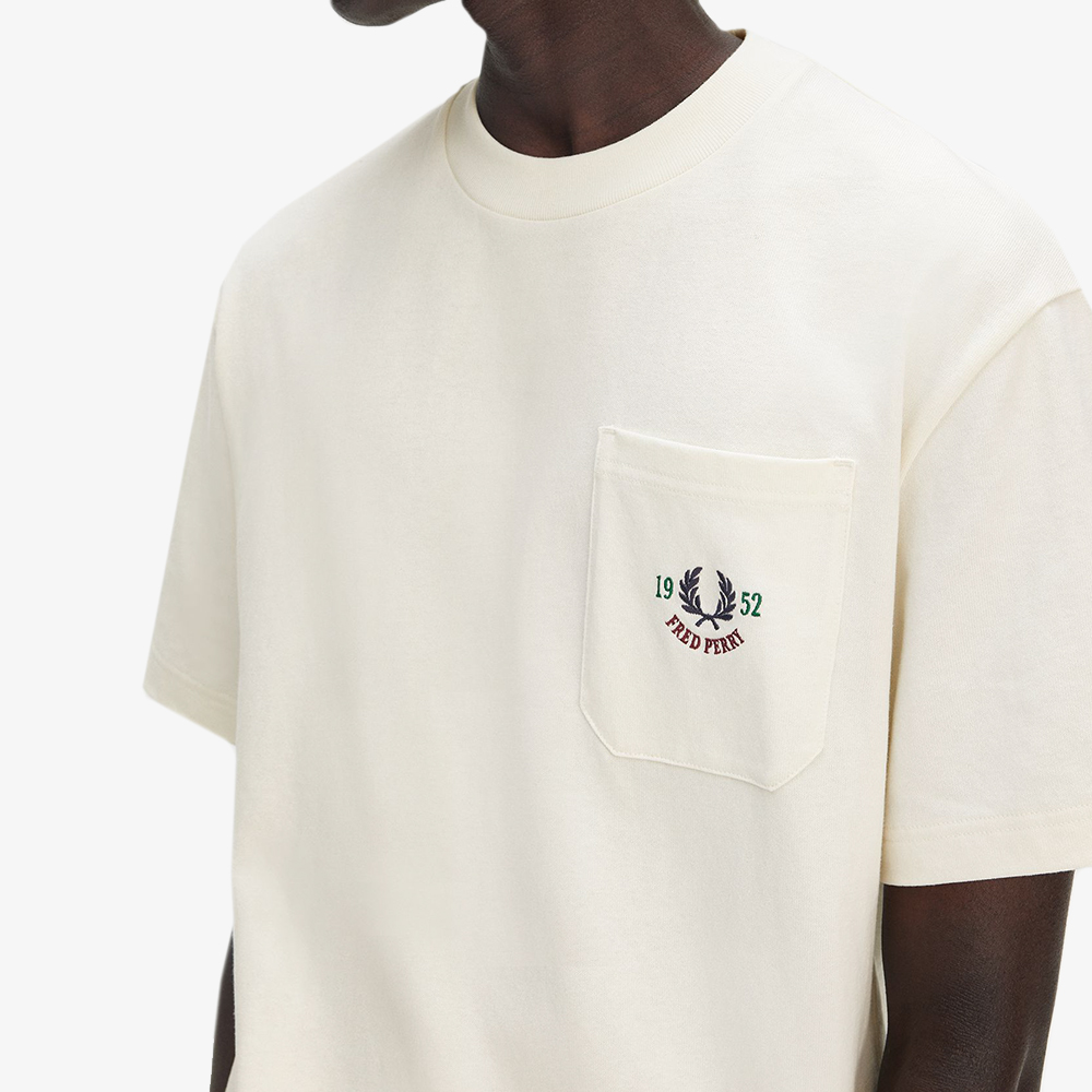 프레드페리 클럽하우스 릴렉스드 1952 티셔츠 에크루(Fred Perry Clubhouse Relaxed 1952 T-Shirt Ecru) - 3