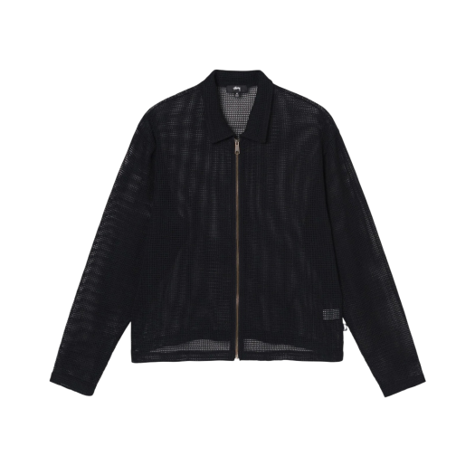 스투시 빅 써멀 집 셔츠 블랙 | Stussy | KREAM