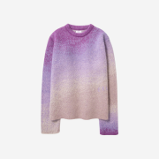 ERL Gradient Crew Neck Sweater Purple