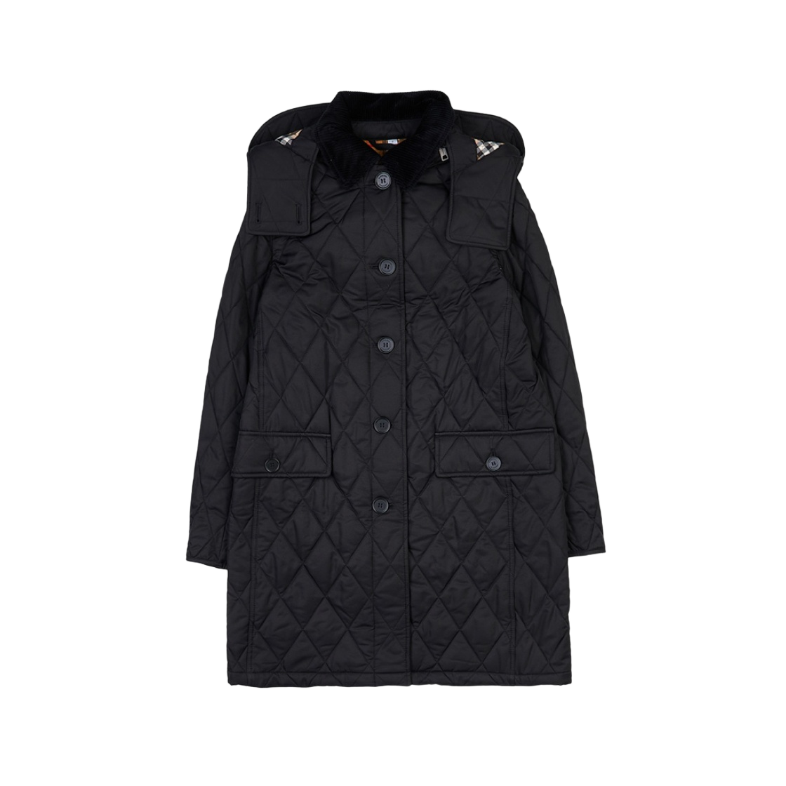 8071234 (W) Burberry Derehem Jacket Black - 대표 이미지 #1