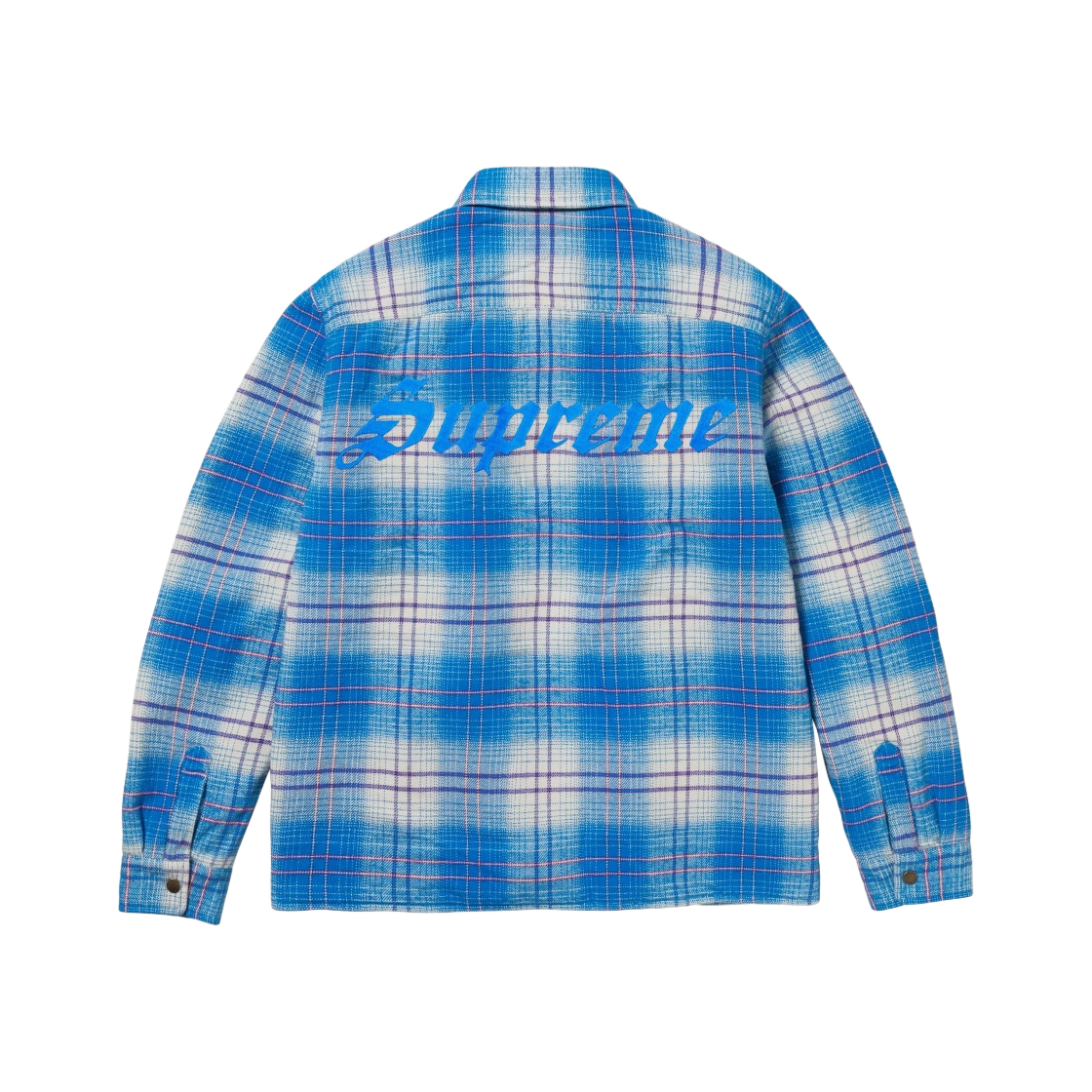 슈프림 라인드 플란넬 스냅 셔츠 블루 - 23FW | Supreme | KREAM 슈프림 라인드 플란넬 스냅 셔츠 블루 - 23FW | Supreme | KREAM