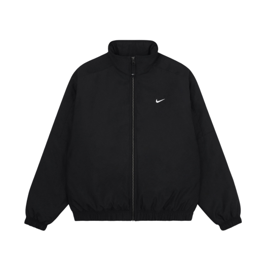 Nike NRG Solo Swoosh Satin Bomber Jacket Black - Asia