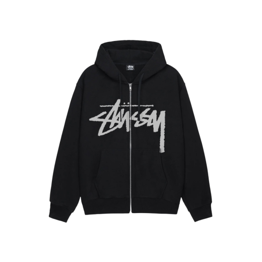 스투시 x 본앤레이즈드 로고 후드 집업 블랙 | Stussy | KREAM 스투시 x 본앤레이즈드 로고 후드 집업 블랙 | Stussy | KREAM
