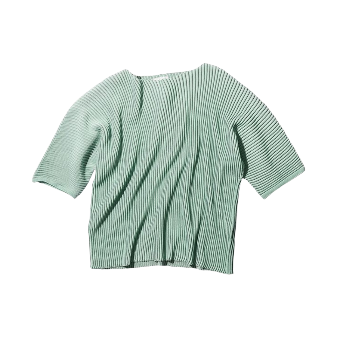 GZW33117 (W) Goldwin 0 Japanese Paper Optical Knit Top Mint
