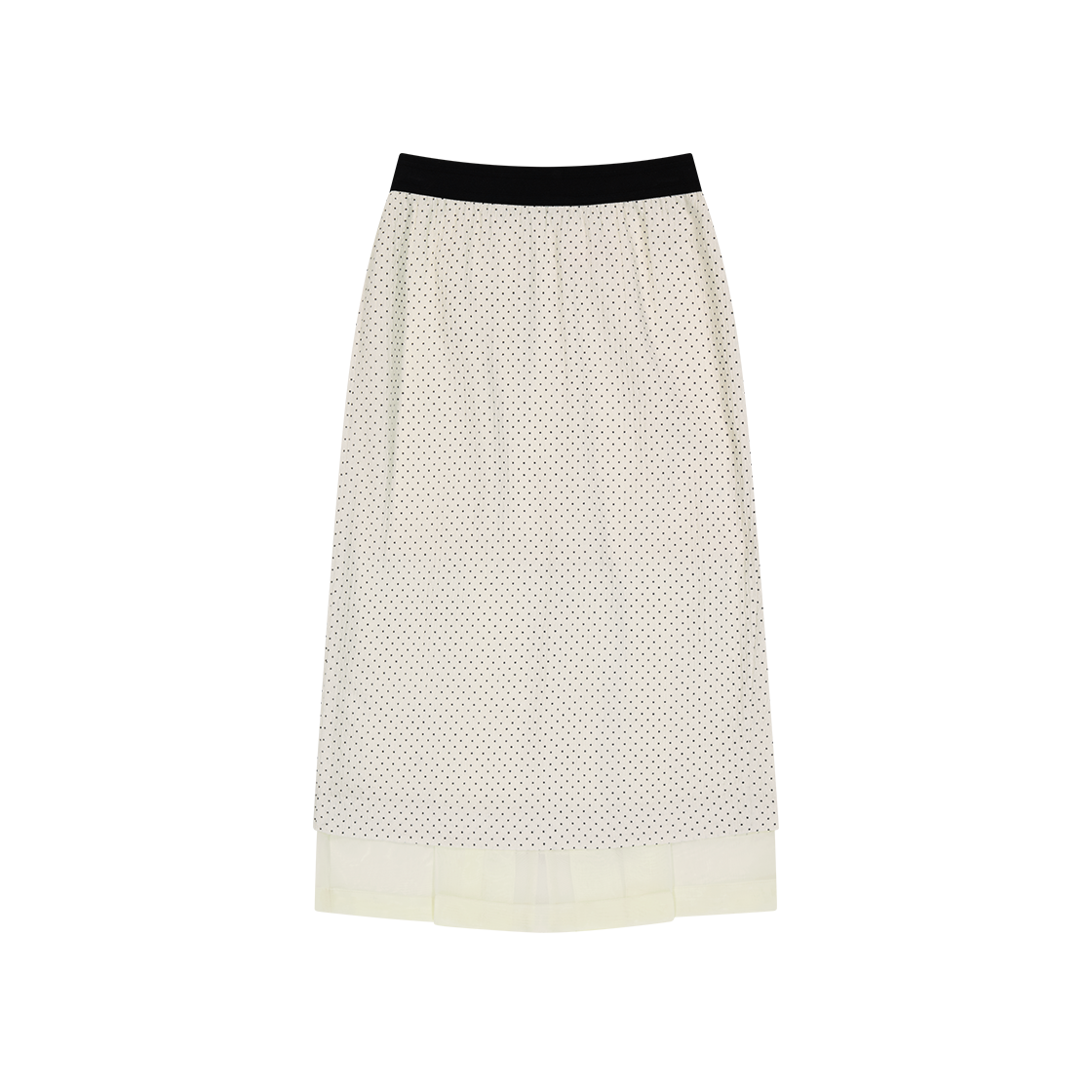반원 아틀리에 P3228 도트 밴딩 스커트