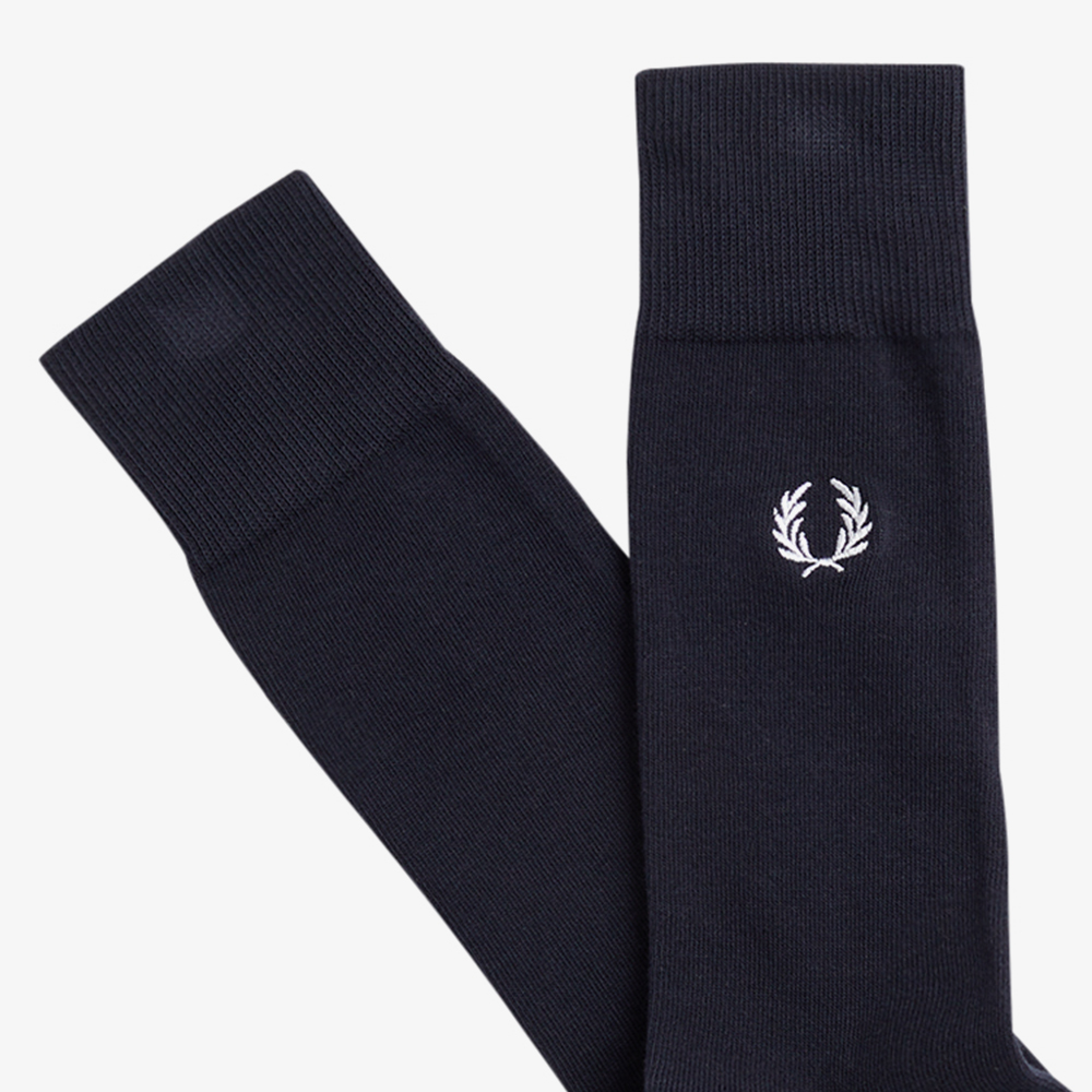 프레드페리 클래식 로렐 리스 삭스 네이비/스노우 화이트(Fred Perry Classic Laurel Wreath Sock Navy/Snow White) - 3