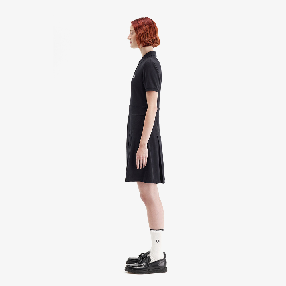 프레드페리 우먼즈 플리츠 테니스 드레스 블랙(Fred Perry Womens Pleated Tennis Dress Black) - 3
