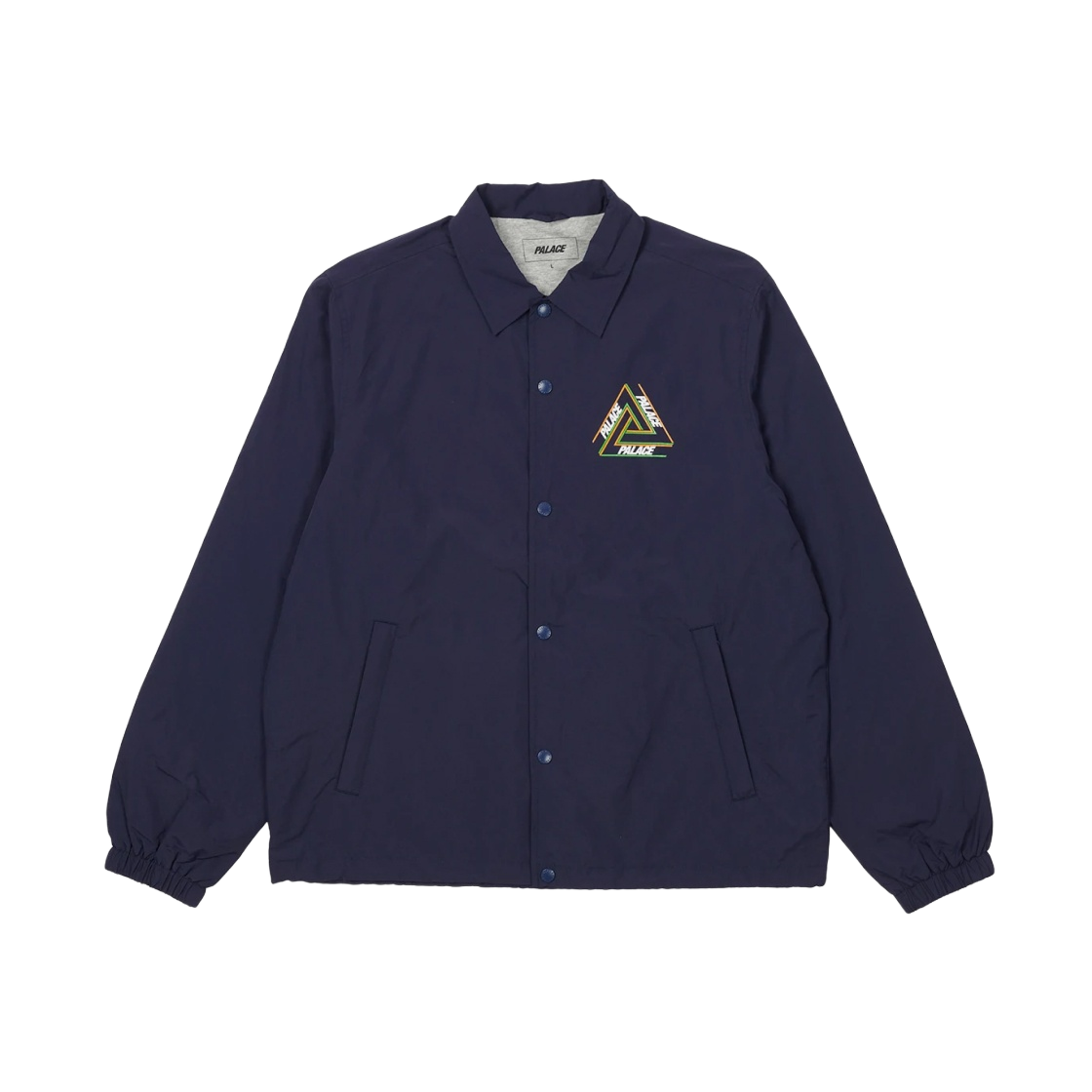 PALACE FLAG STRIPE CREW NAVY