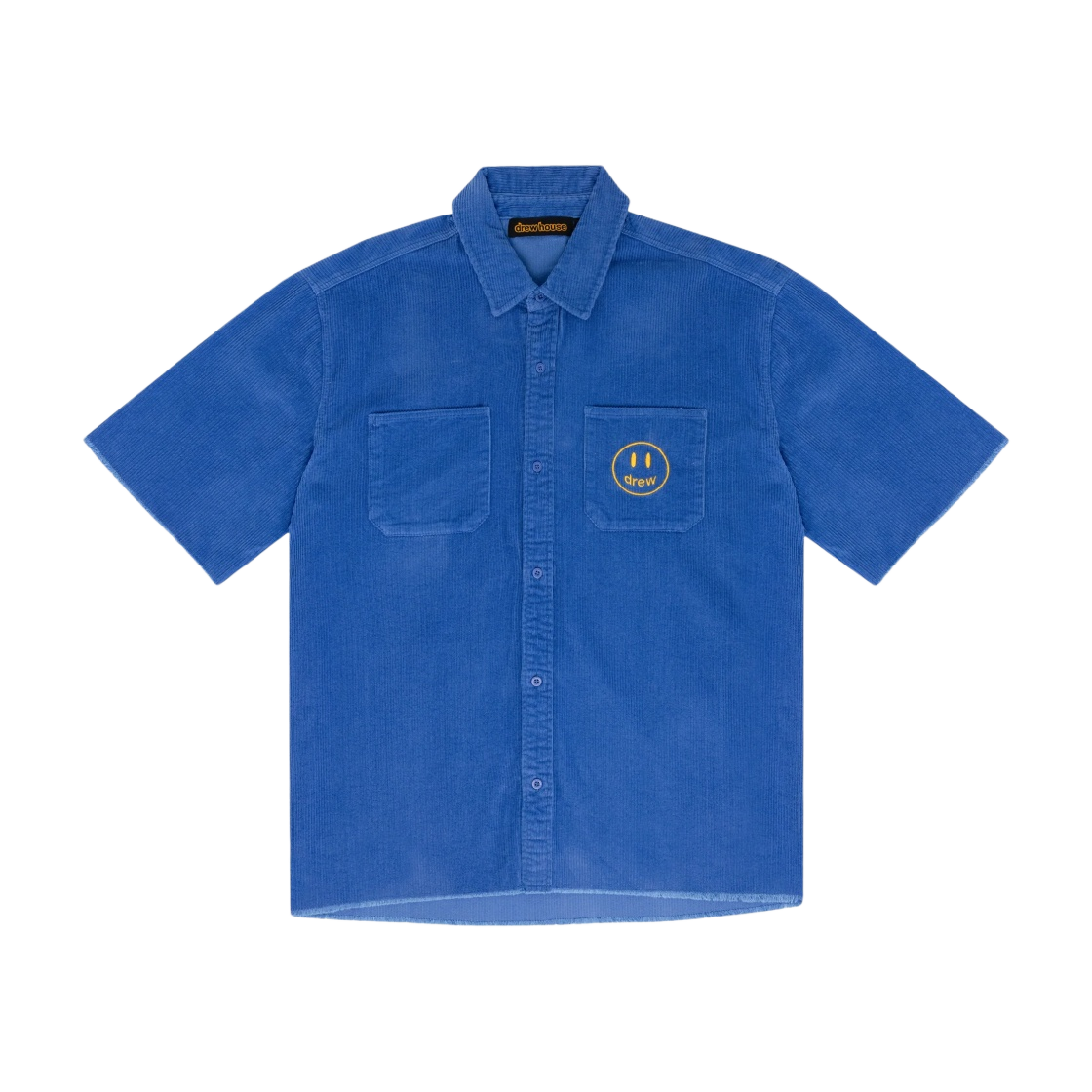 DH-C4361-RB Drew House Corduroy SS Shirt Royal Blue - 대표 이미지 #1