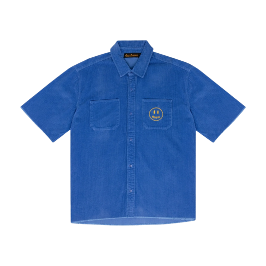 Drew House Corduroy SS Shirt Royal Blue