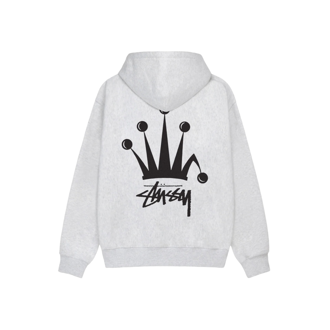 스투시 리갈 크라운 후드 집업 애쉬 헤더 | Stussy | KREAM