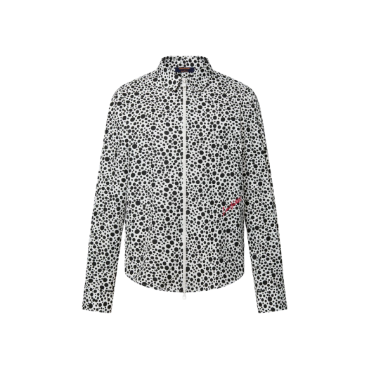 Louis Vuitton x YK Infinity Dots Printed Zip Shirt White