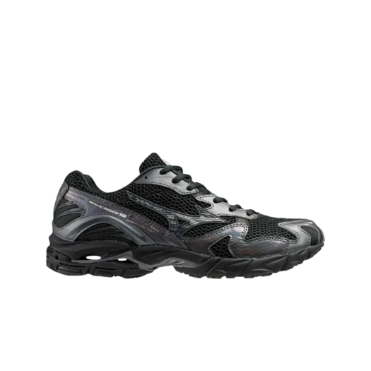 D1GA243108 Mizuno Wave Rider 10 Black Sand Metallic Grey