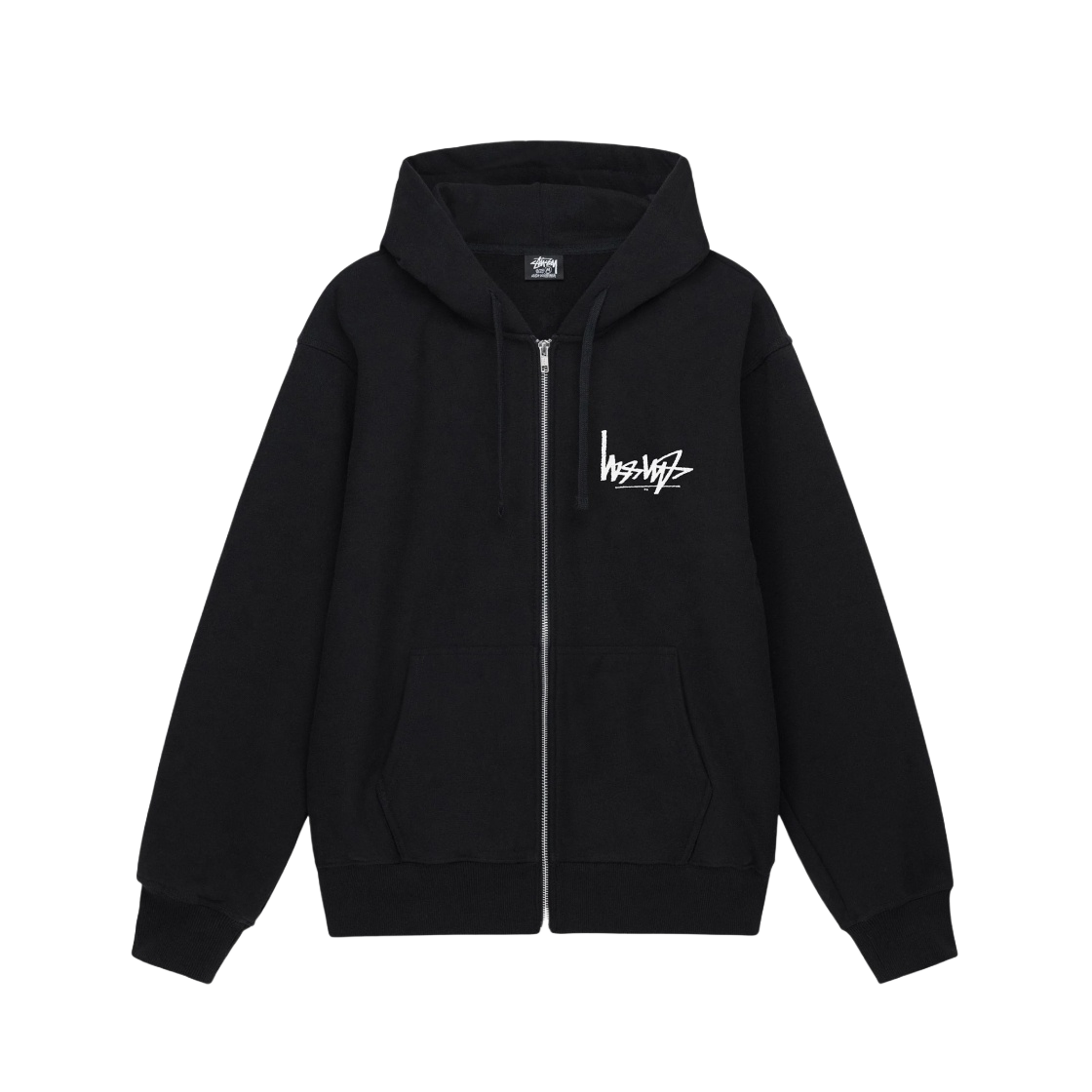 스투시 플립 후드 집업 블랙 | Stussy | KREAM