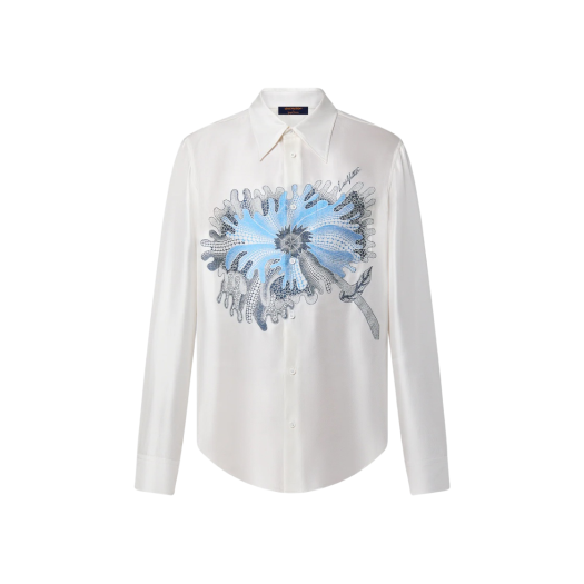 Louis Vuitton x YK Psychedelic Flower Classic Shirt White