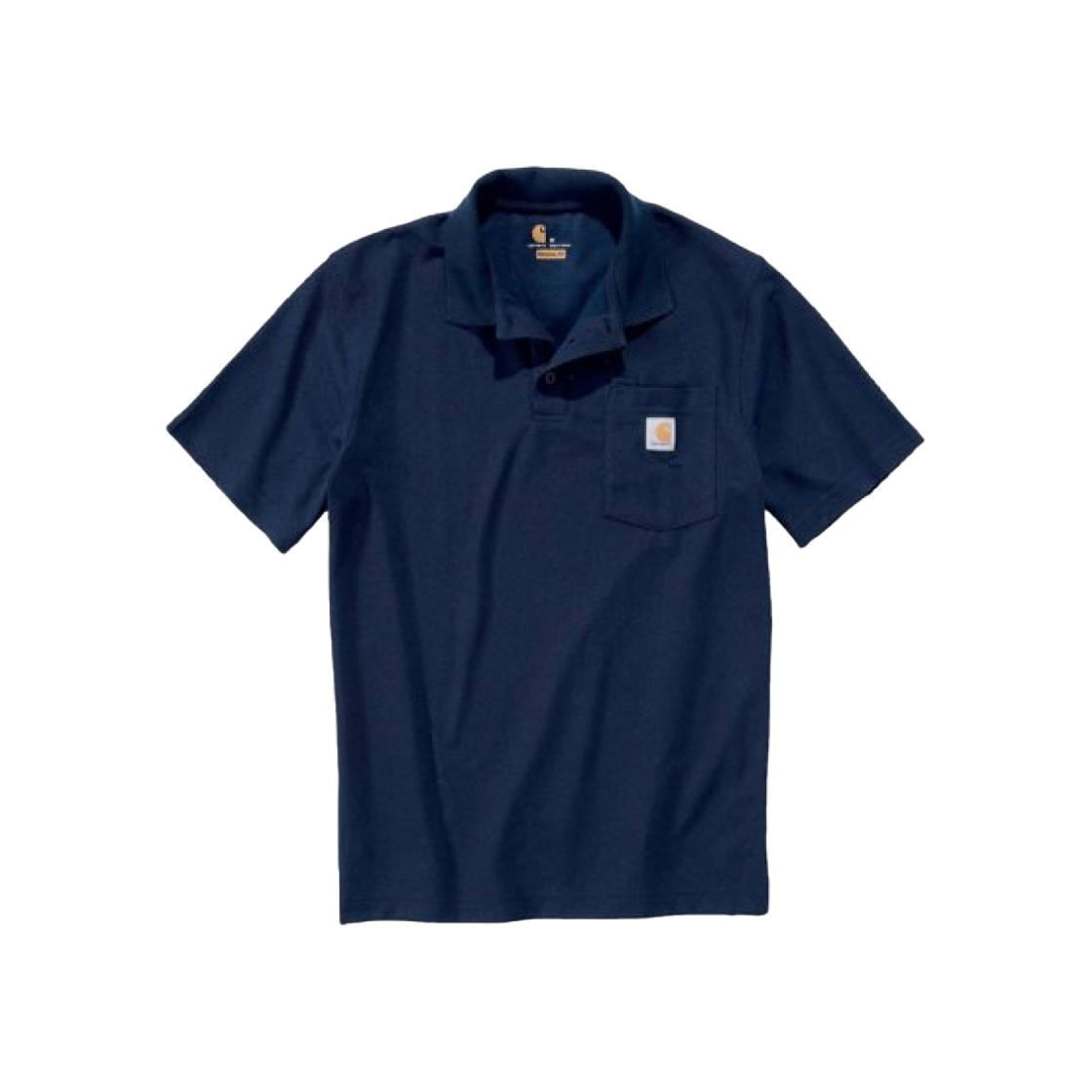 칼하트 루즈핏 미드웨이트 레귤러 숏슬리브 포켓 폴로 네이비(Carhartt Loose Fit Midweight Regular Short Sleeve Pocket Polo Navy) - 1