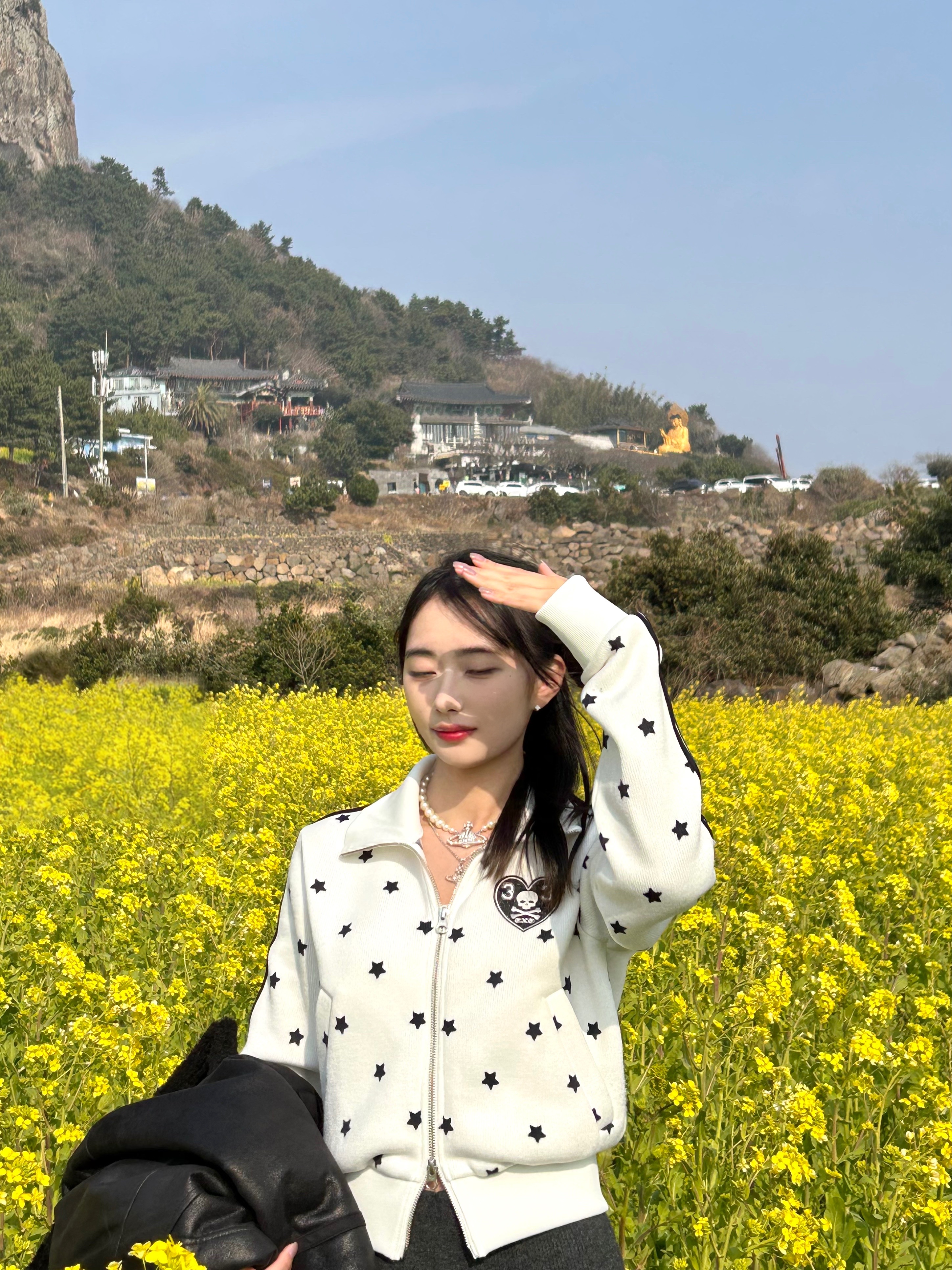 뉴발란스 530 화이트실버 메탈릭, 비비안 웨스트우드 원 로우 펄 바스 릴리프 초커 실버 착용 스타일 - 4