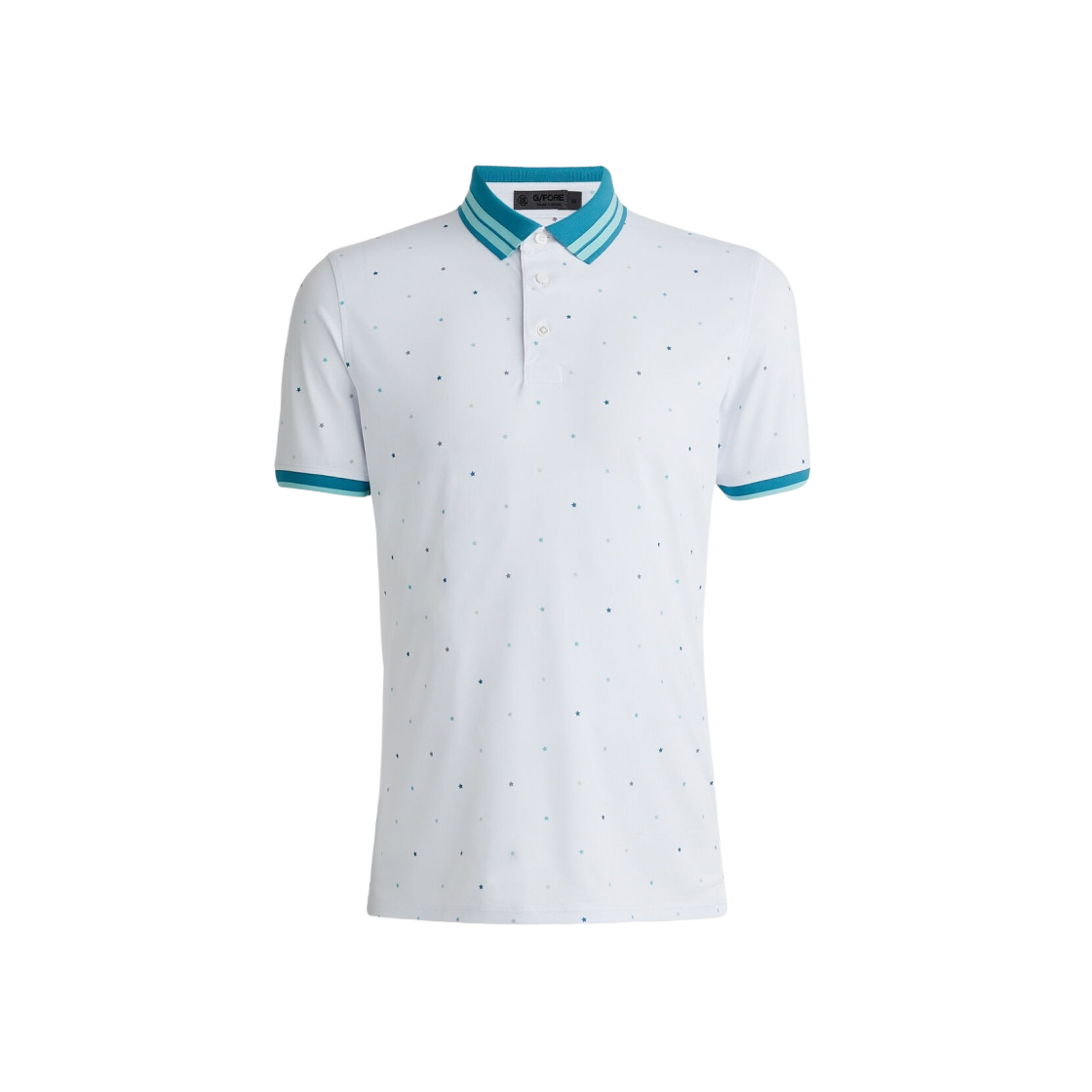 G/FORE Mini Stars Tech Piqué Slim Fit Polo - Snow