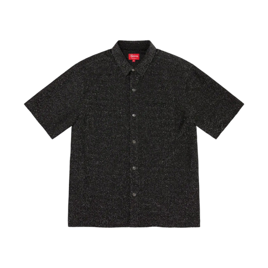 Supreme Lurex S/S Shirt Black - 22FW