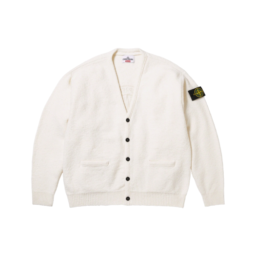 슈프림 x 스톤 아일랜드 부클 가디건 올리브 - 23FW | Supreme