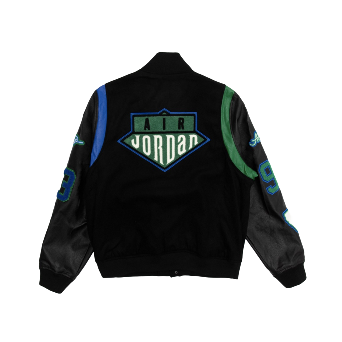DC2434-010 (W) Jordan x Aleali May Varsity Jacket Black - US/EU - #2