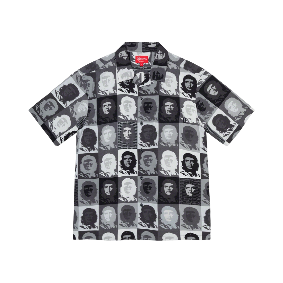 - Supreme Che Rayon S/S Shirt Black - 20SS - 대표 이미지 #1