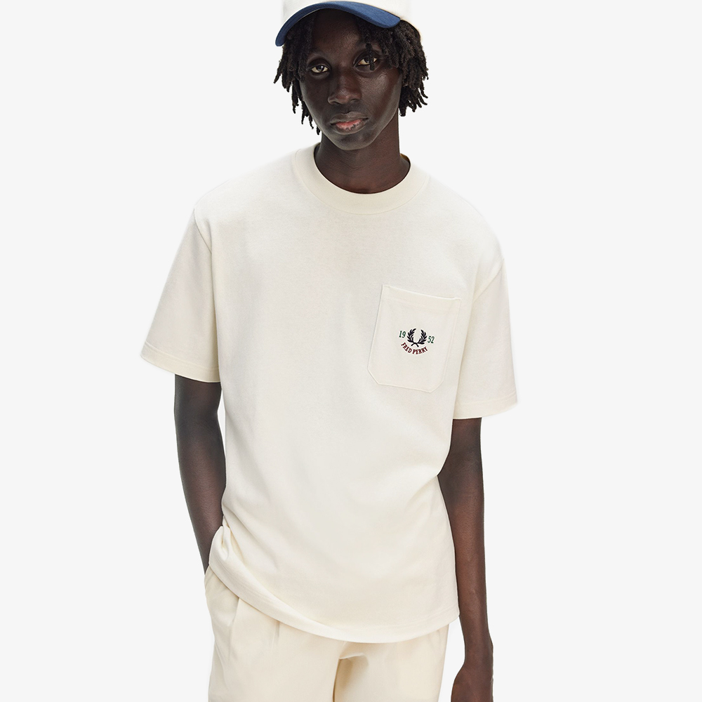 프레드페리 클럽하우스 릴렉스드 1952 티셔츠 에크루(Fred Perry Clubhouse Relaxed 1952 T-Shirt Ecru) - 5