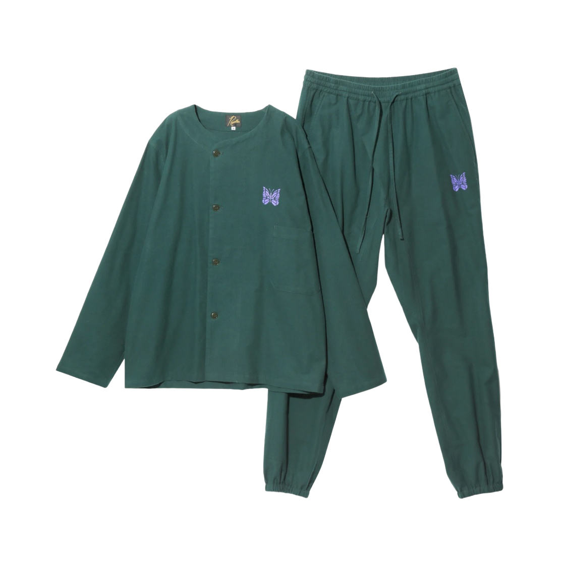 Needles】Pajama Set Cotton Flannel Olive（Needles - 【美品 