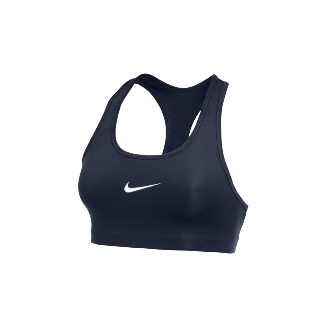 (W) 나이키 스우시 2.0 스포츠 브라 네이비((W) Nike Swoosh 2.0 Sports Bra Navy) - 1
