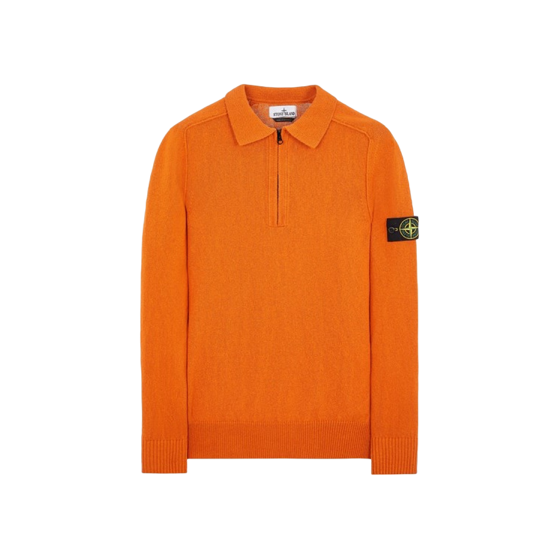 7815529D3-V0073 Stone Island 529D3 Stocking Stitch Polo Knit Sienna Brown - 23SS - 대표 이미지 #1