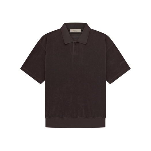 Essentials SS Terry Polo Plum - 23SS